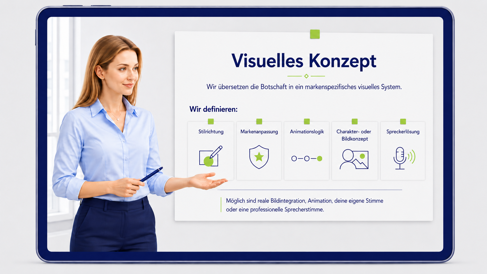 Visuelles Konzept